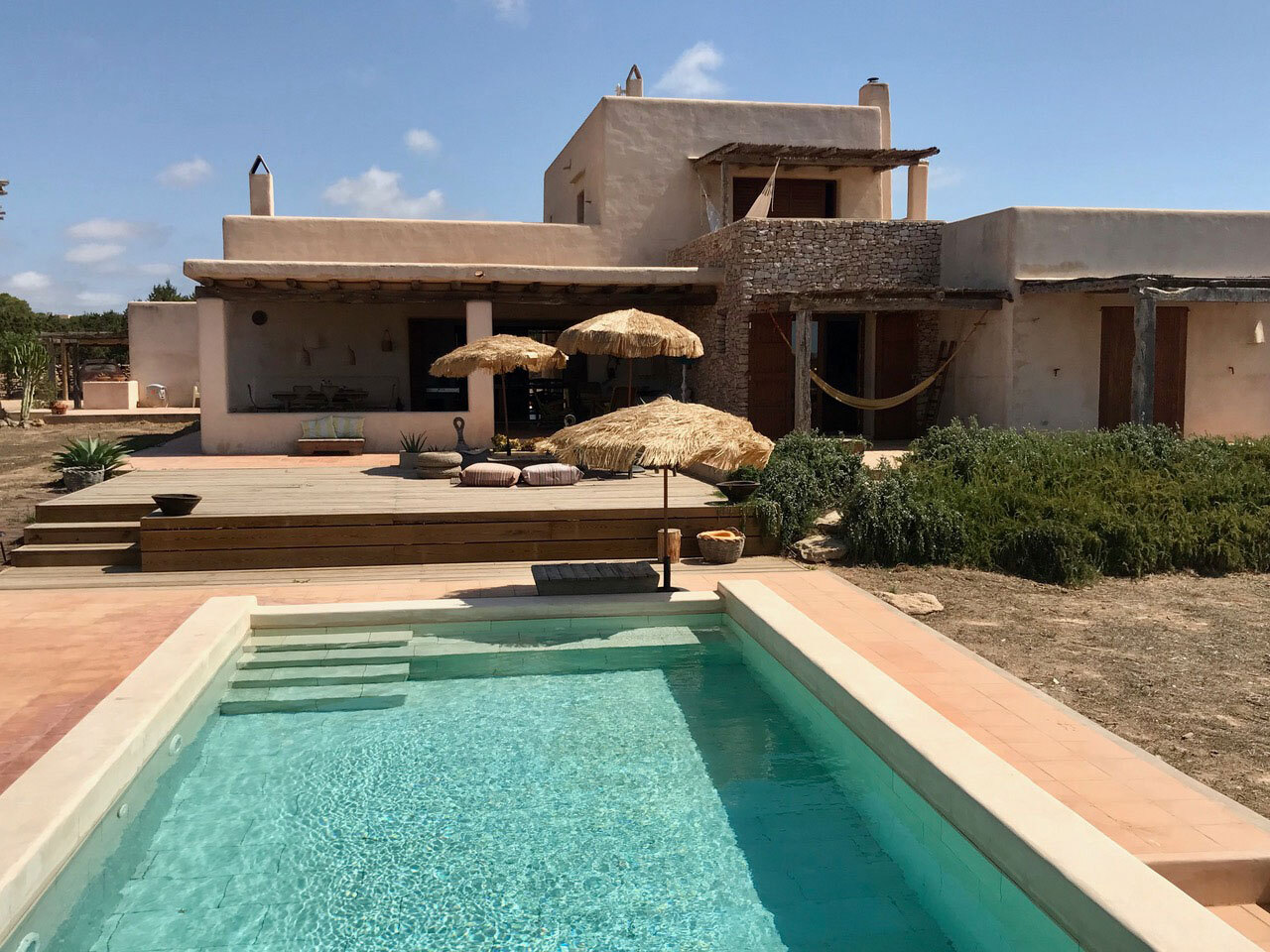 villa in affitto a con piscina formentera...
